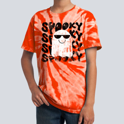 Youth Tie-Dye T-Shirt -Fall - Cool Ghost Thumbnail