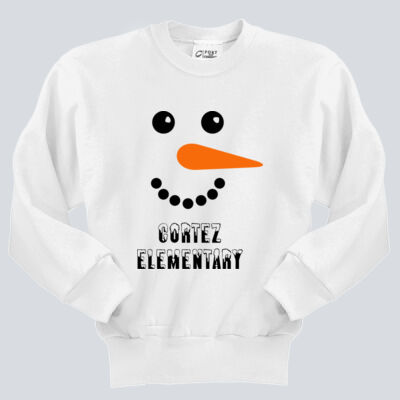Youth Crewneck - Winter - Snowman  Thumbnail