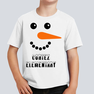 Youth T-Shirt - Winter - Snowman  Thumbnail