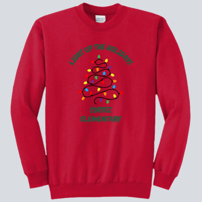 Adult Crewneck - Winter - Light Up Red Thumbnail