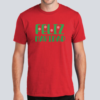 Adult T-Shirt - Winter - Feliz Navidad Green Thumbnail