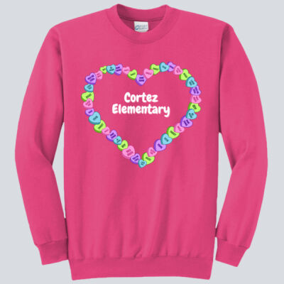 Adult Crewneck - Spring Holidays - Candy Hearts Thumbnail