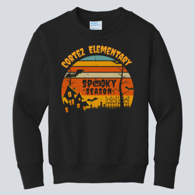 Youth Crewneck - Fall - Haunted House  Thumbnail
