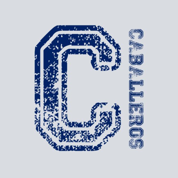 Distressed Letter With Name - Blue Thumbnail